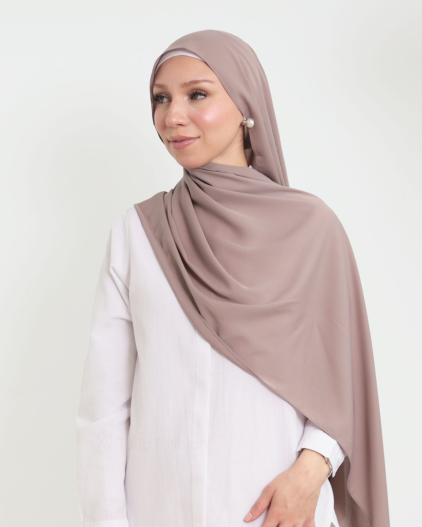 Hijab - Medina Luxury Chiffon - Taupe