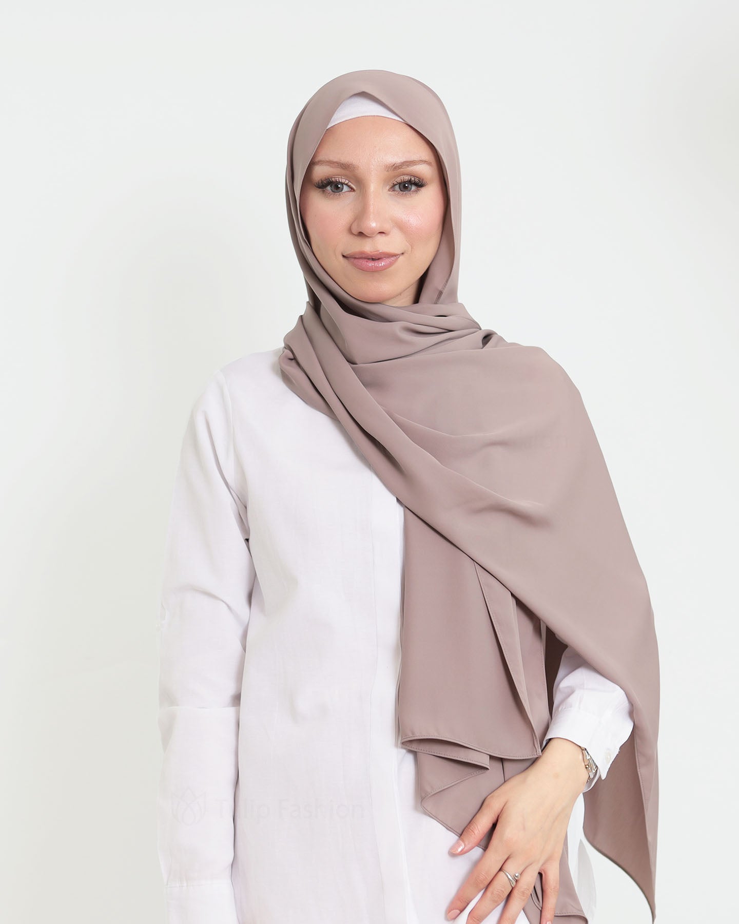 Hijab - Medina Luxury Chiffon - Taupe