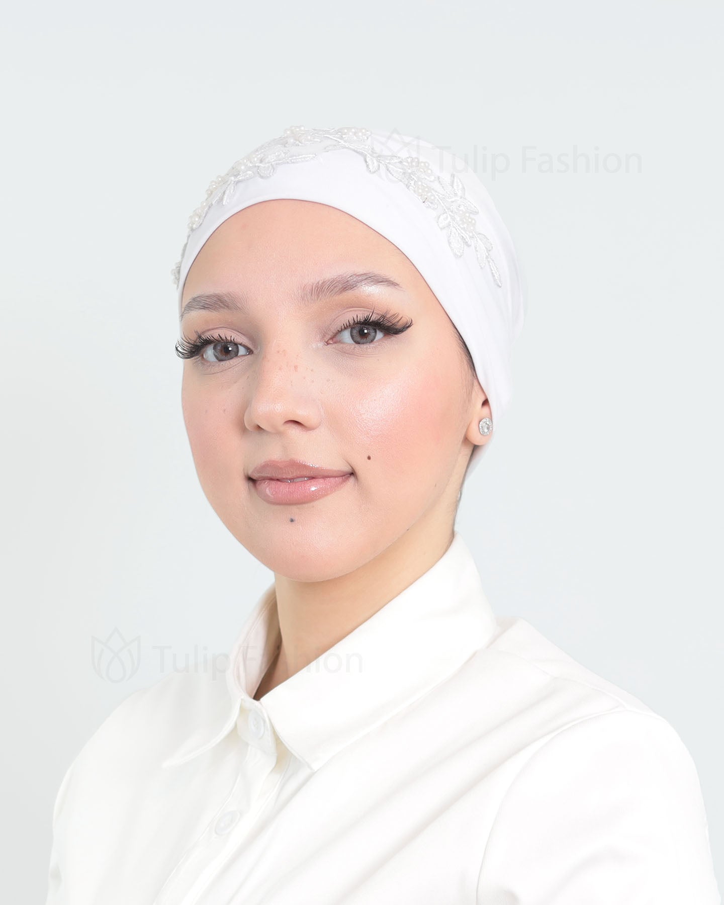 Turban - Flora - White