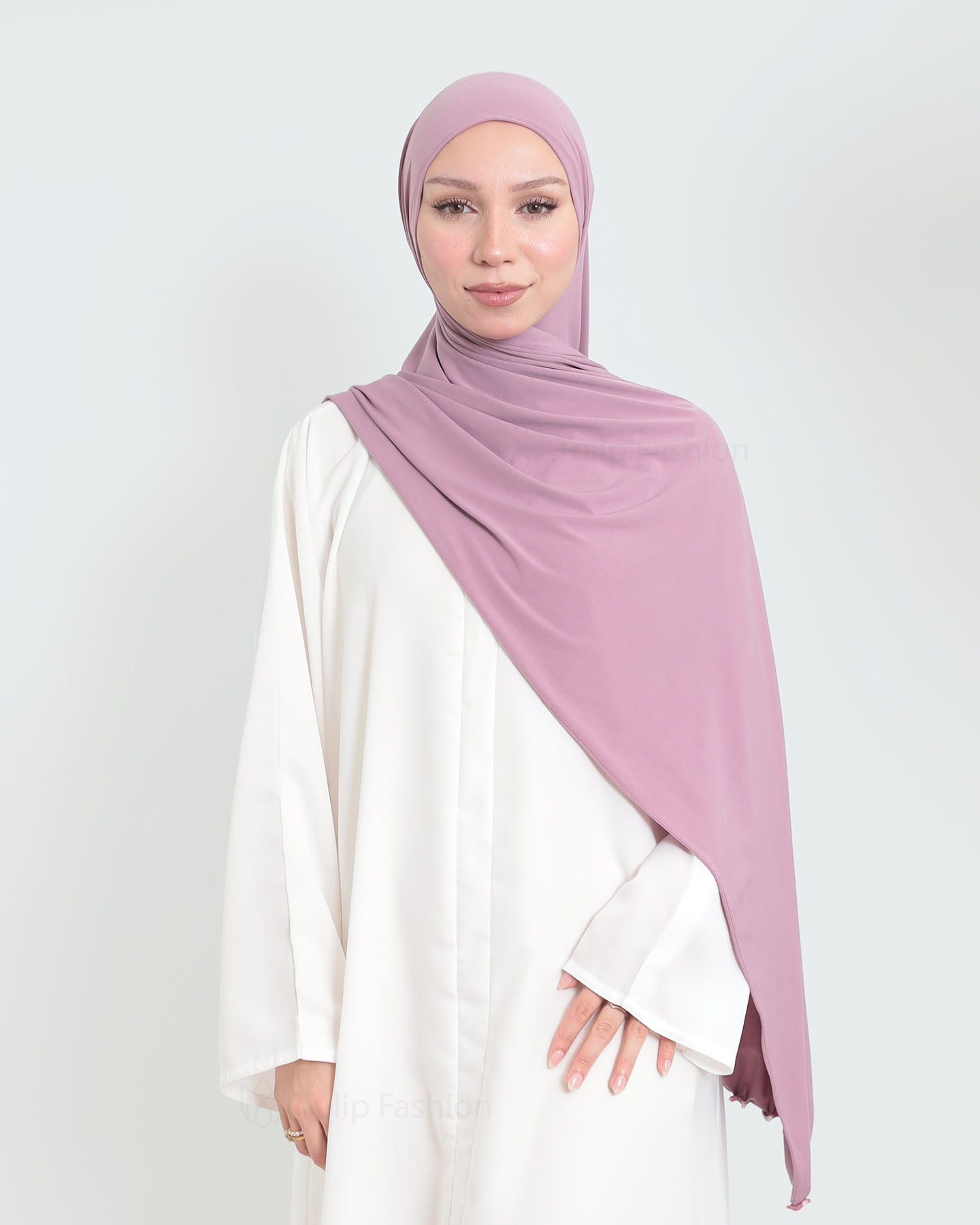 Hijab - Lycra - Mauve