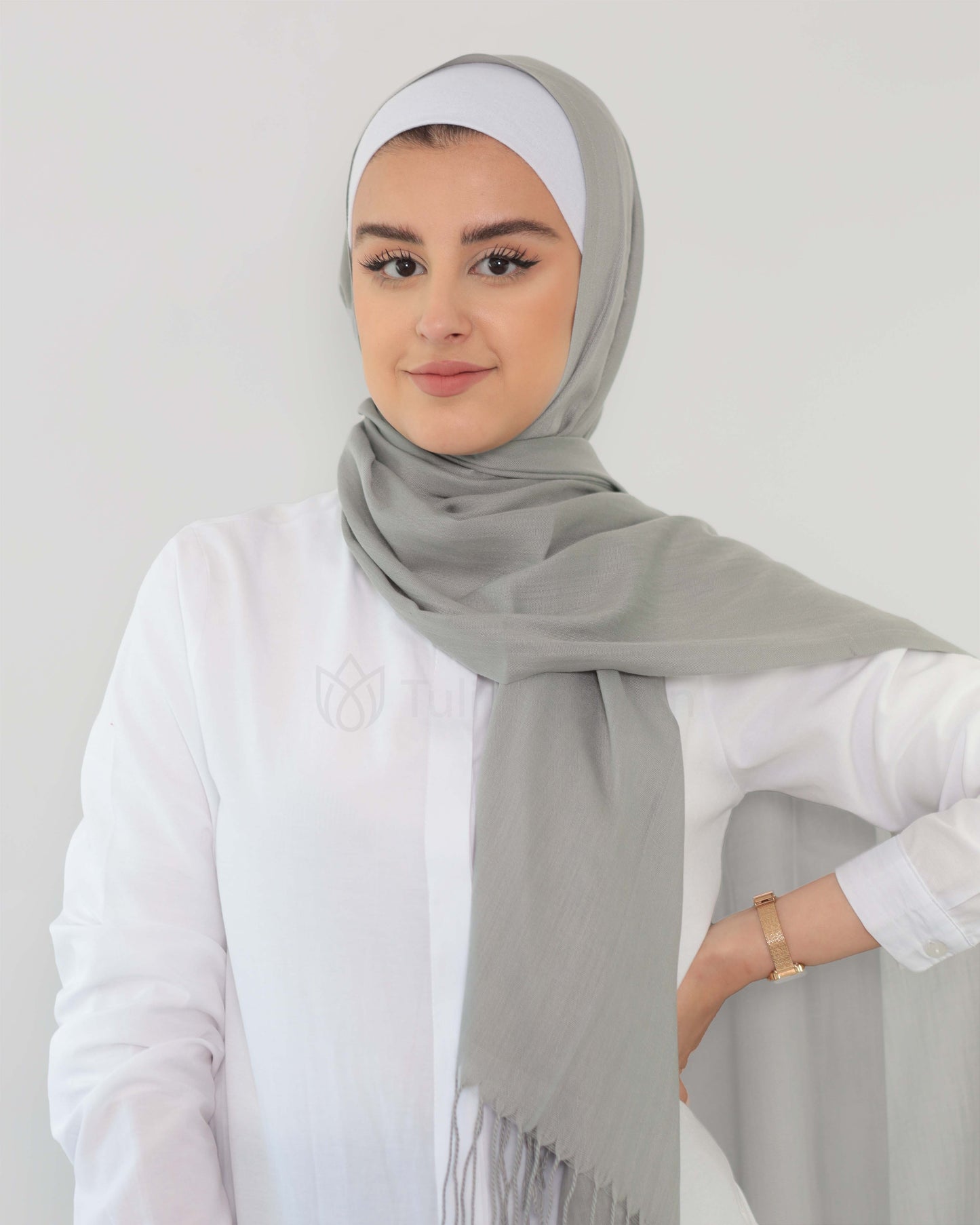 Hijab - Pashmina - Grey