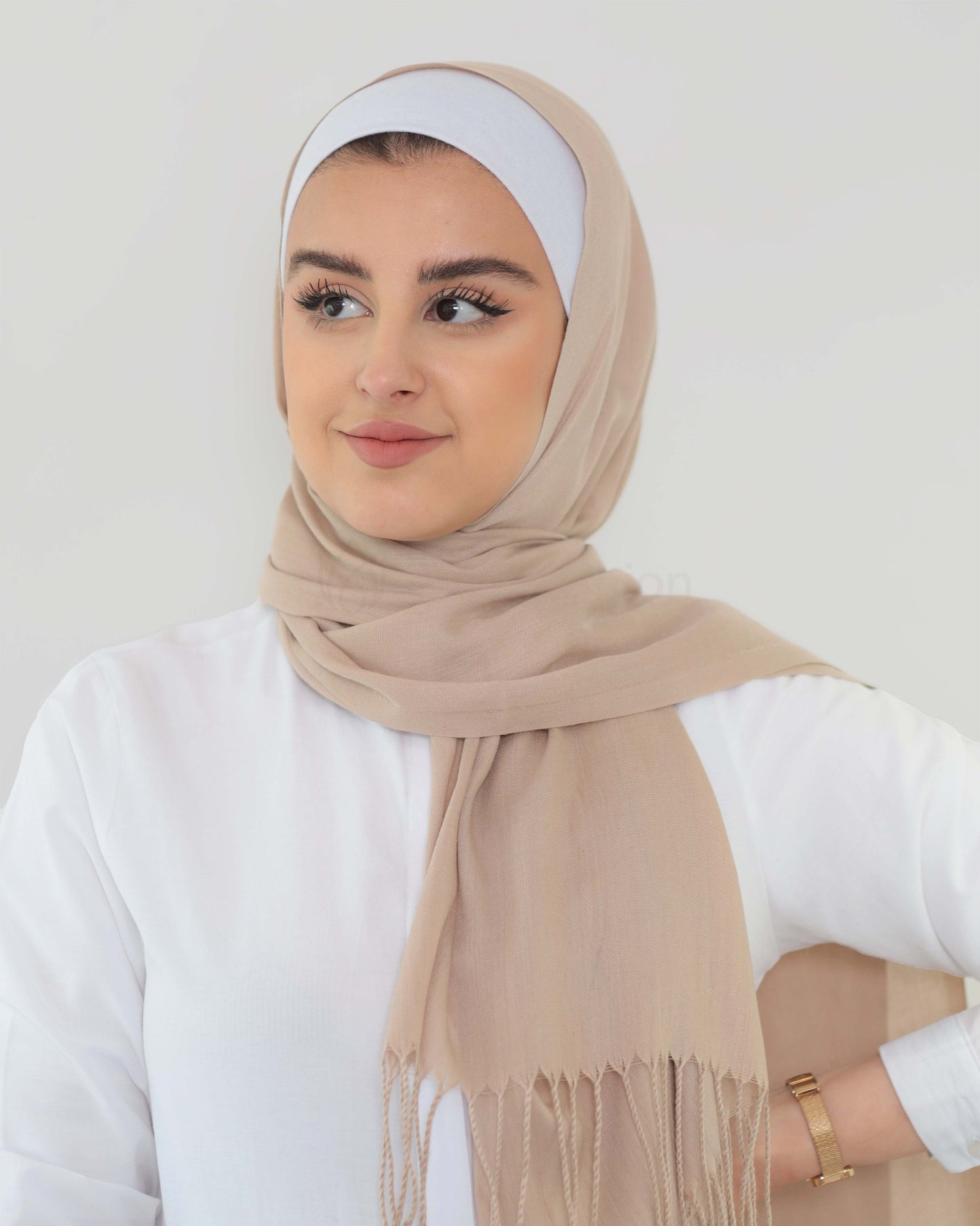 Hijab - Pashmina - Taupe