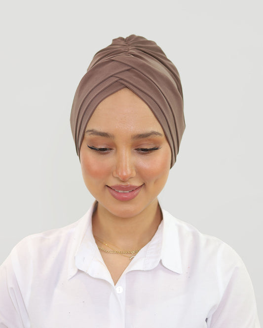 Turban - Xena - Cocoa Brown