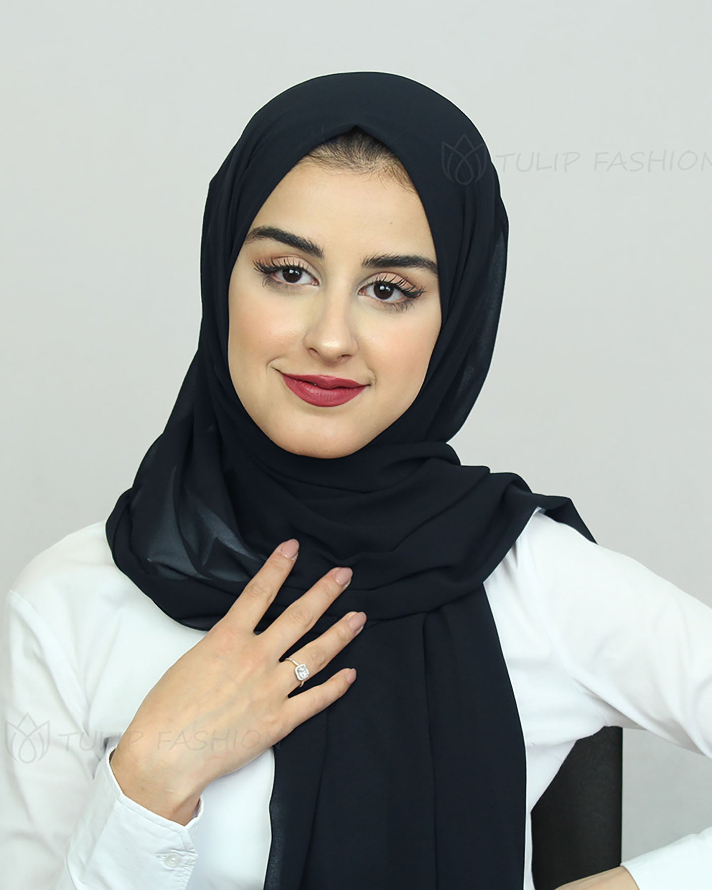 Hijab - Chiffon - Midnight Blue