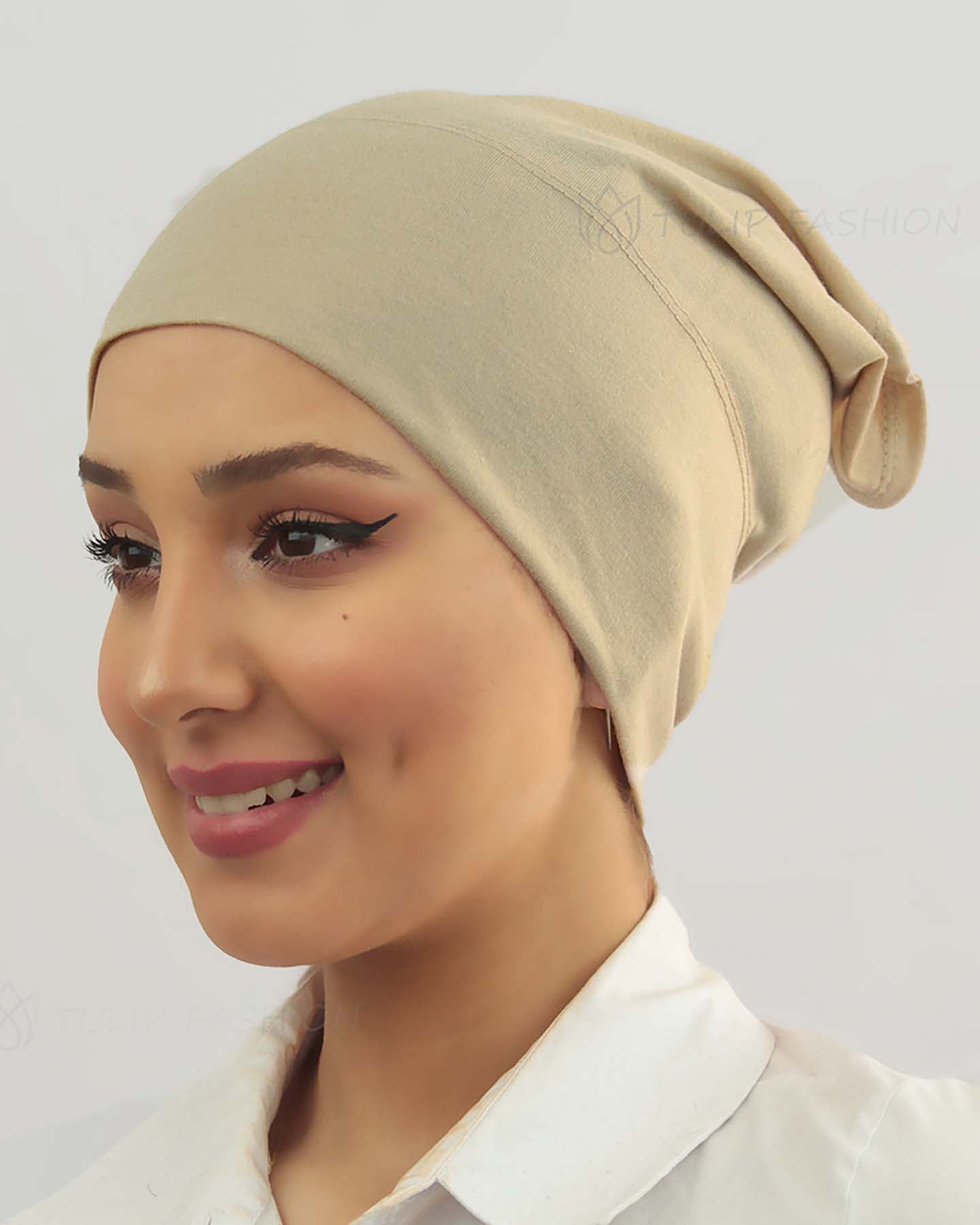 Cap - Jersey - Beige