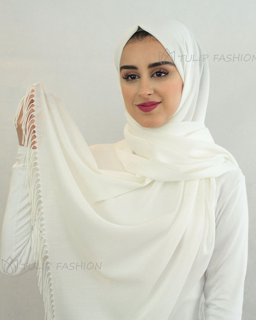 Hijab - Pashmina - Off-White
