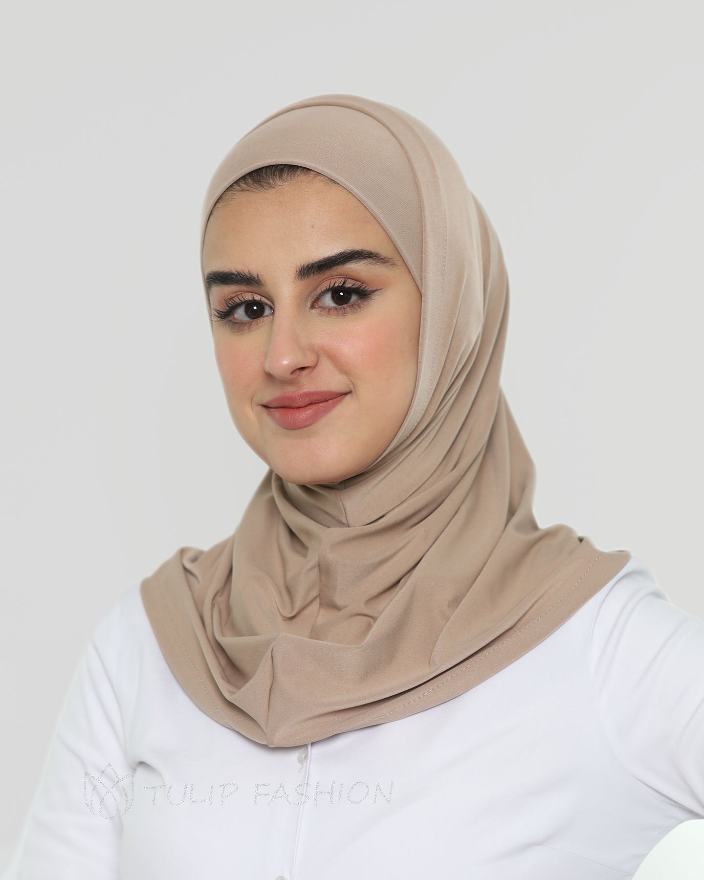 Hijab Al Amira Lycra - Nude Beige