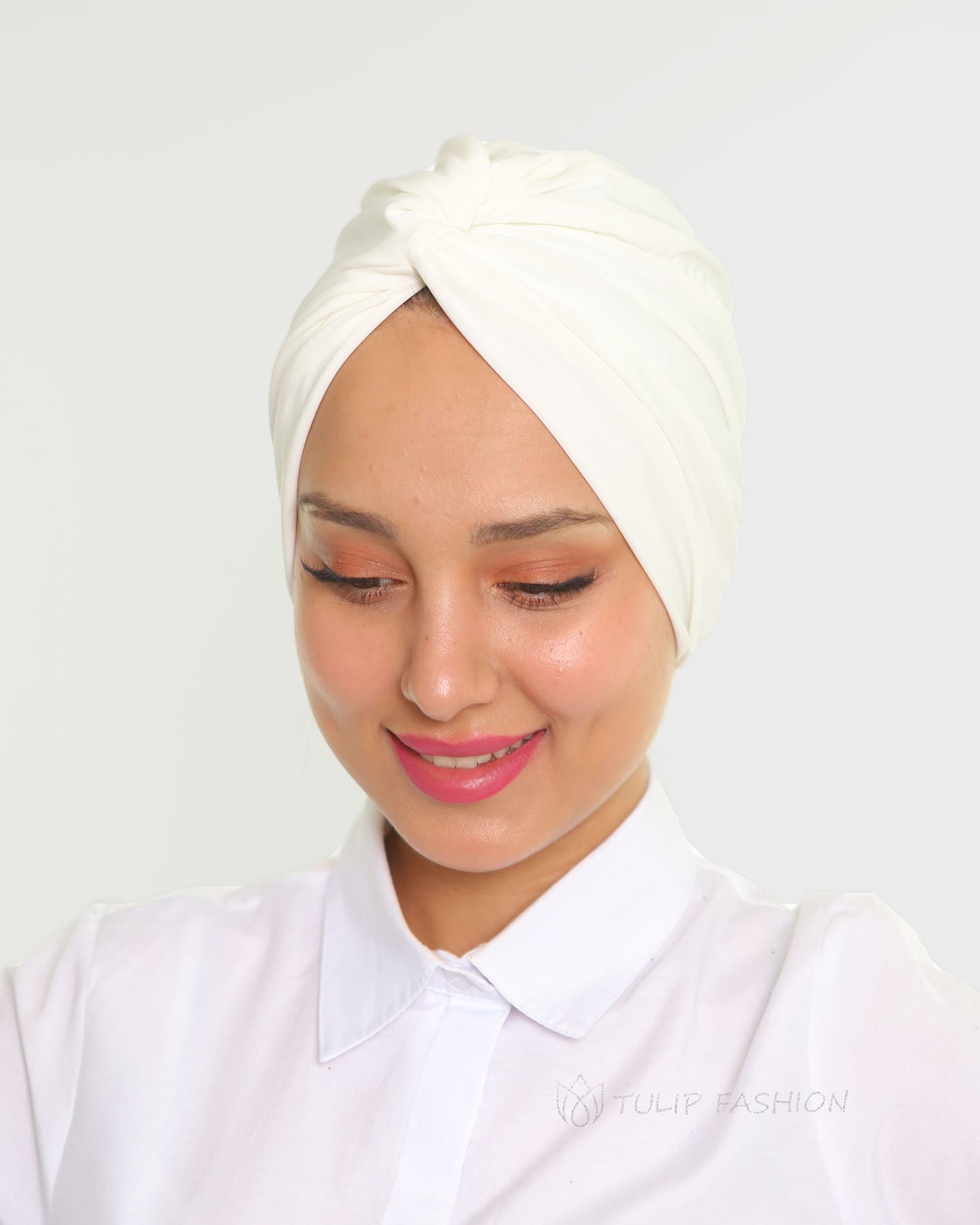 Turban - Olivine - Off-White