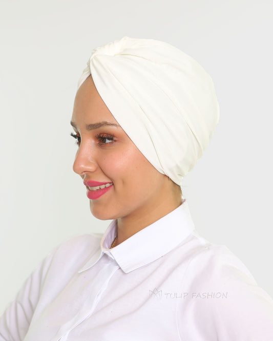 Turban - Olivine - Off-White