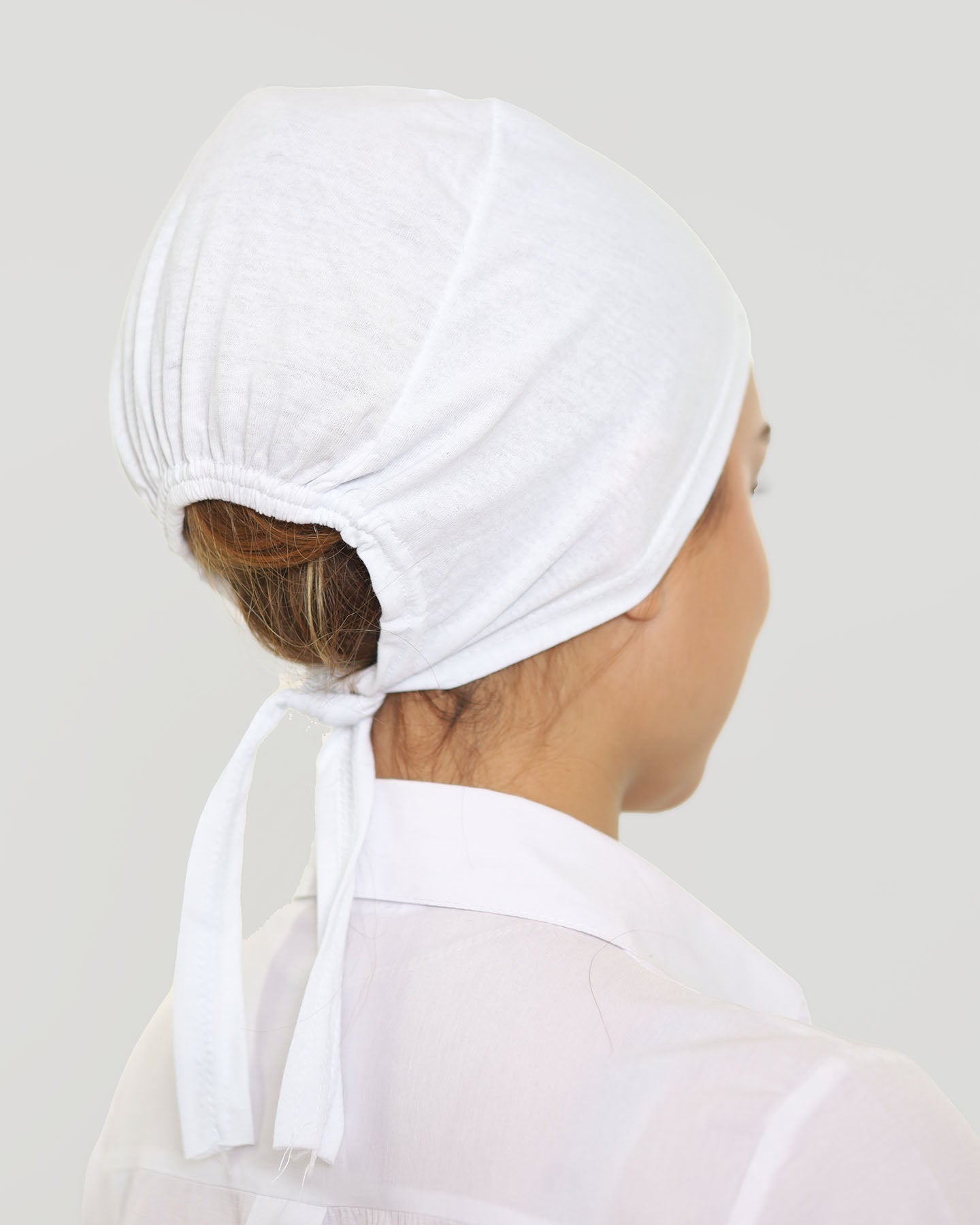 Cap - Tie-back - White