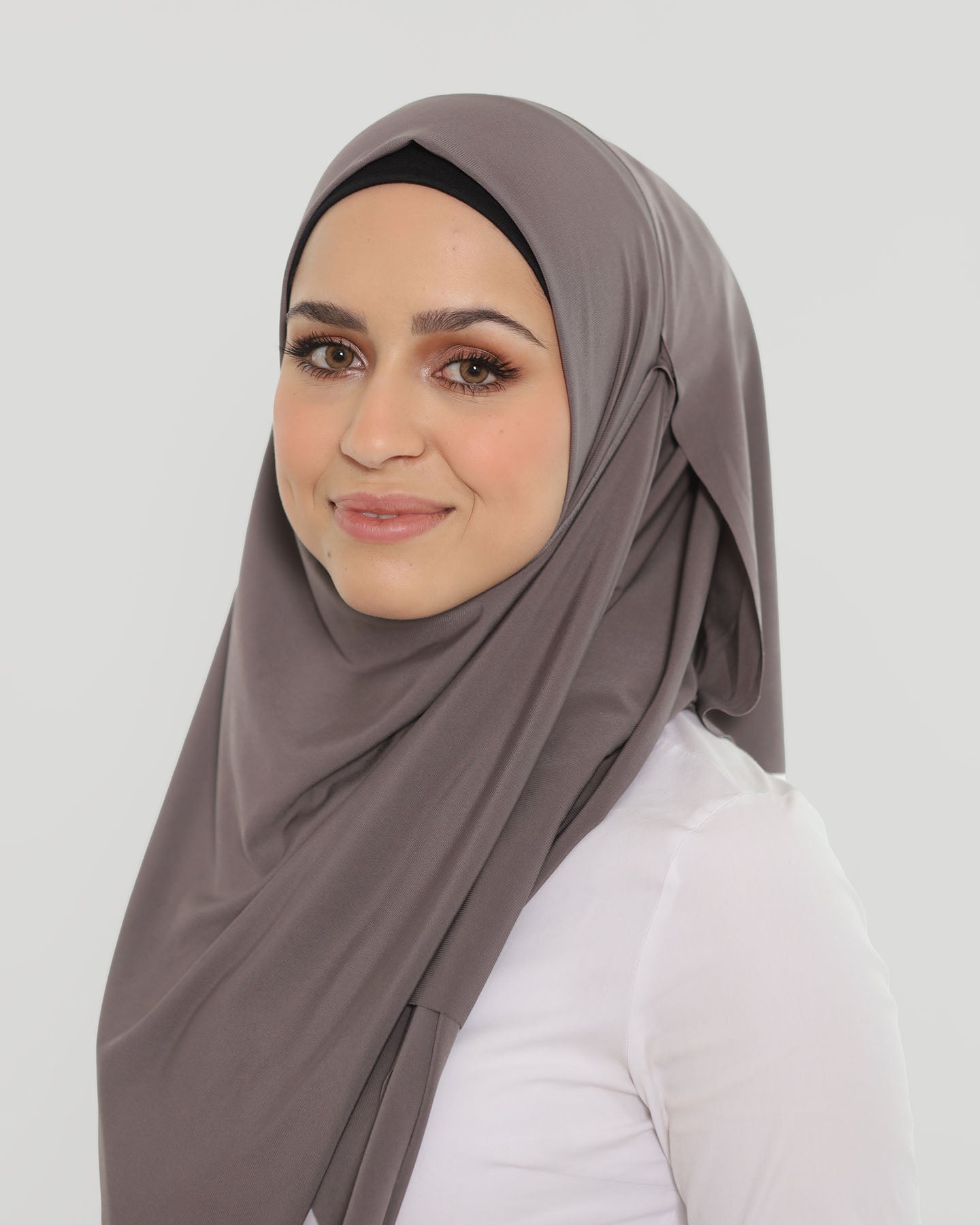 Hijab - Instant Lycra Loop - Taupe