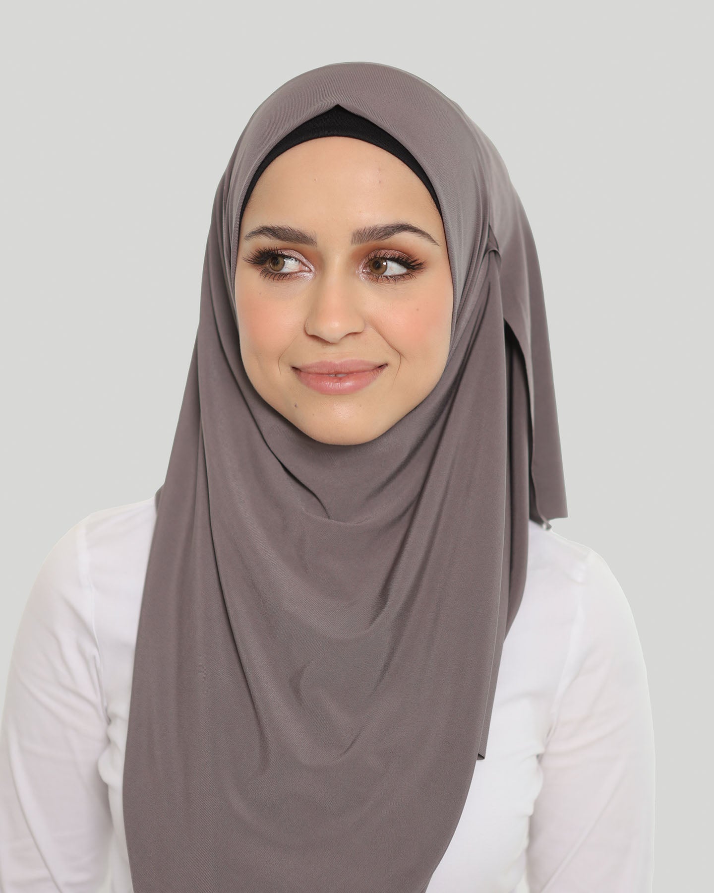 Hijab - Instant Lycra Loop - Taupe