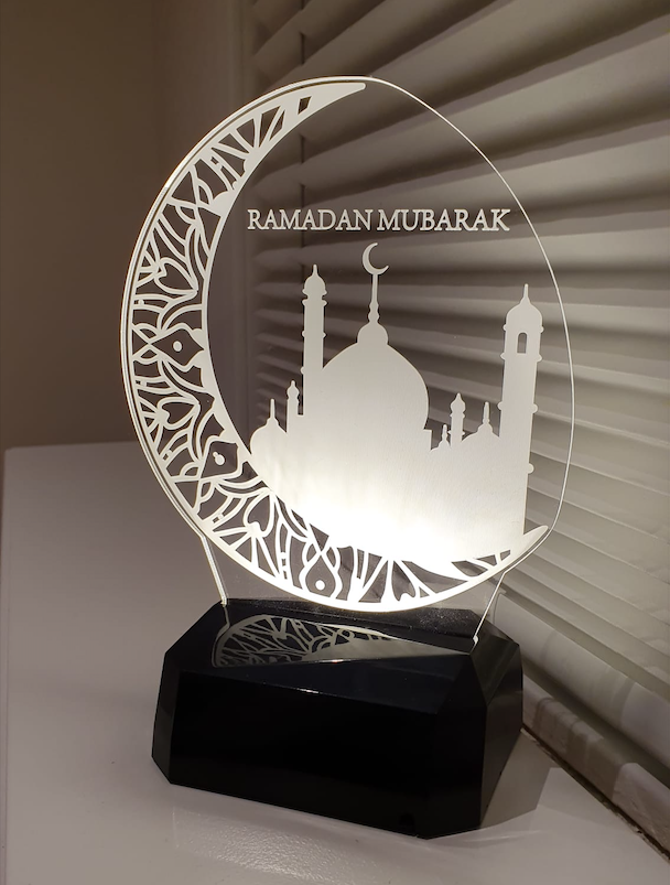 Ramadan Decoration - 3D Table lighting - Ramadan Mubarak