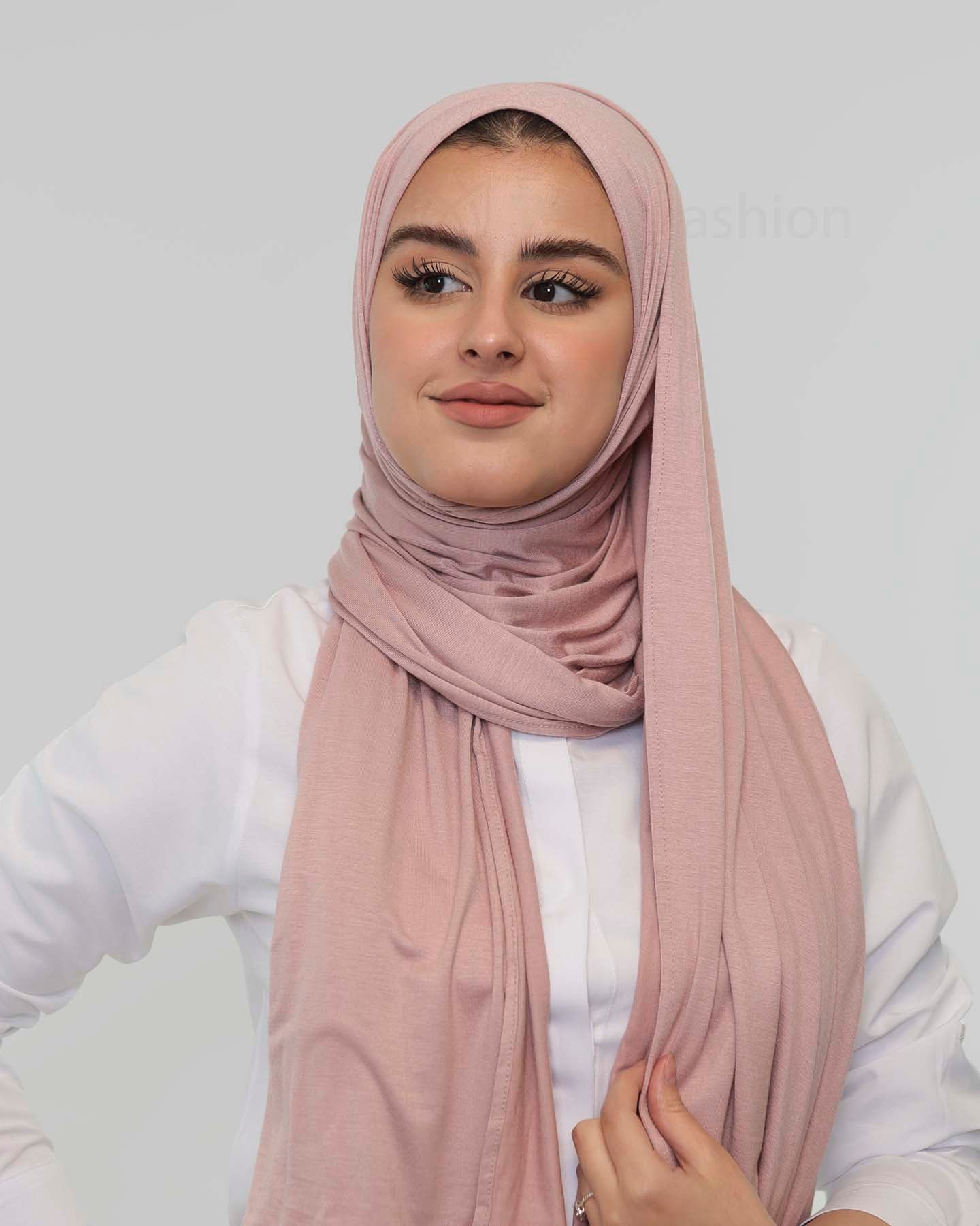 Premium Jersey Hijab - Light Mauve