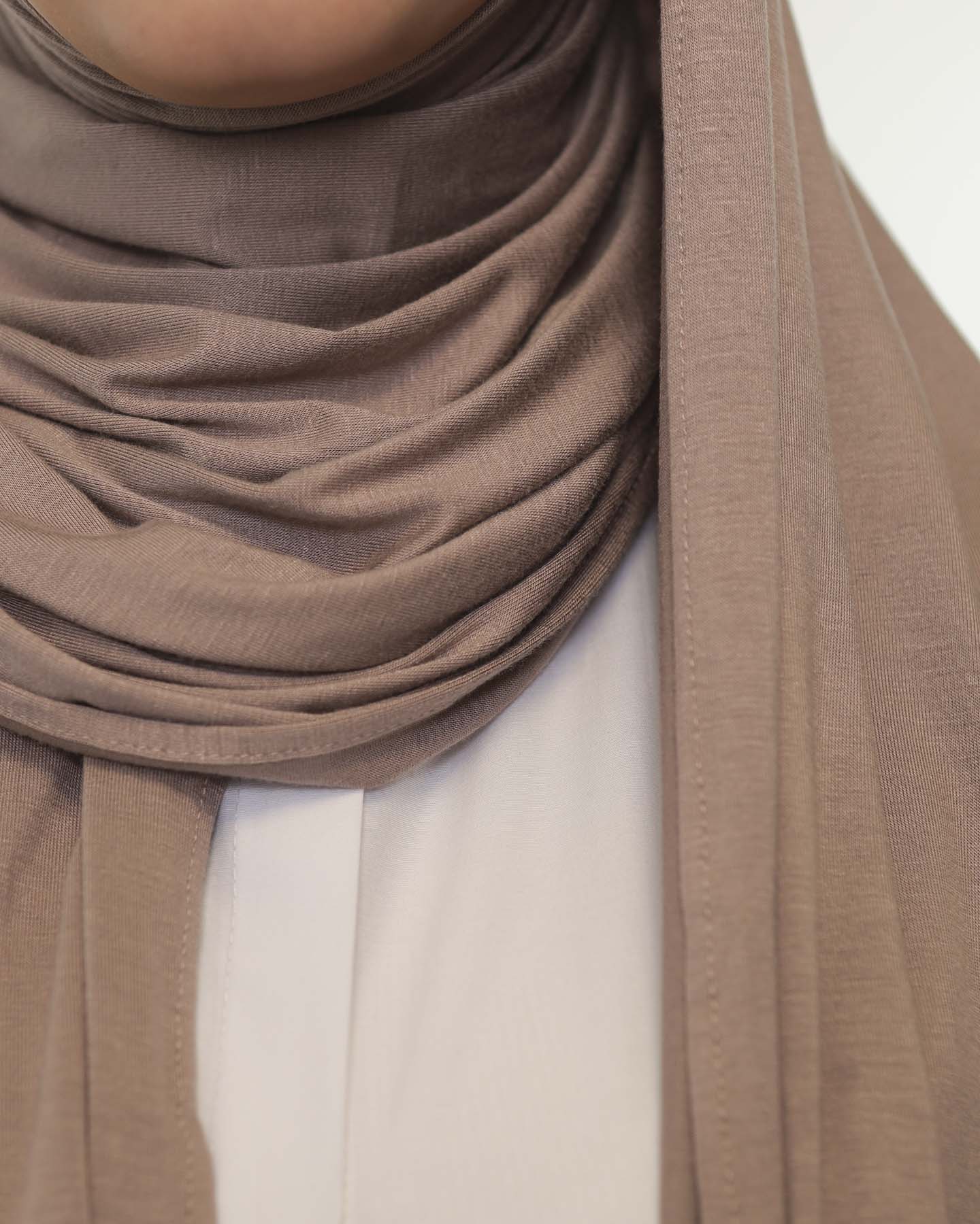 Premium Jersey Hijab - Old Mauve