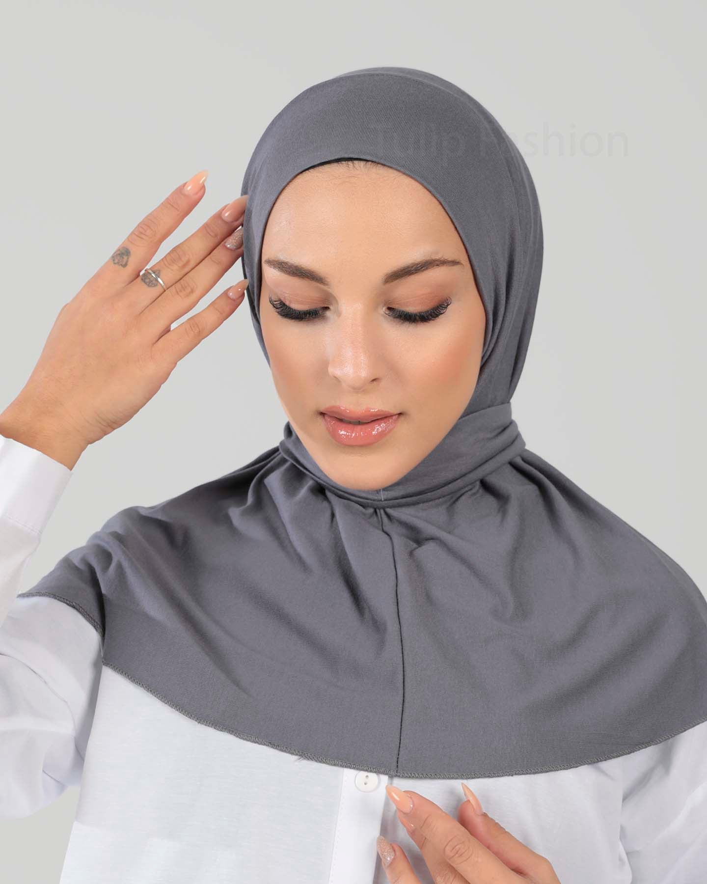 Hijab - Al Amira Instant Jersey - Gray