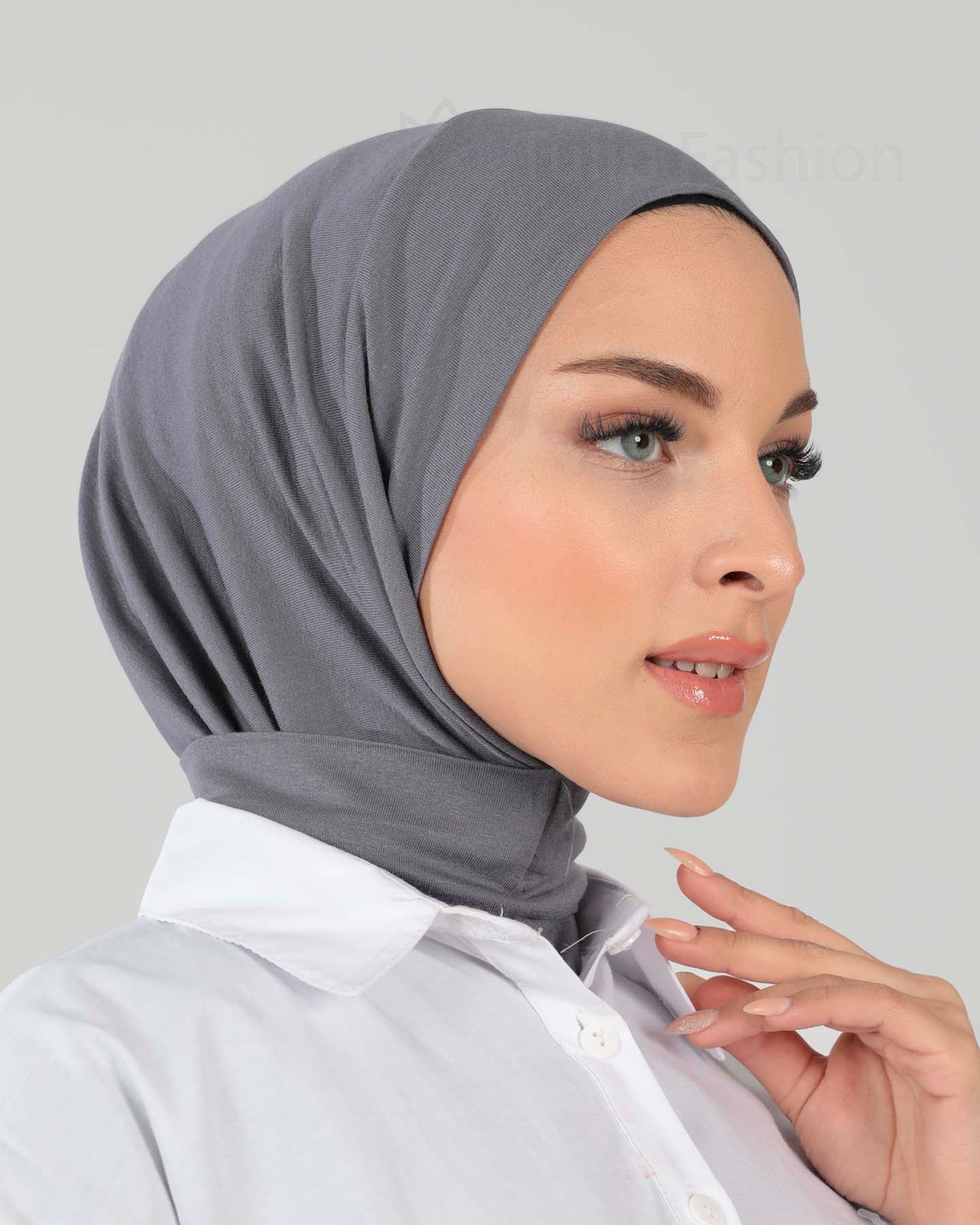 Hijab - Al Amira Instant Jersey - Gray