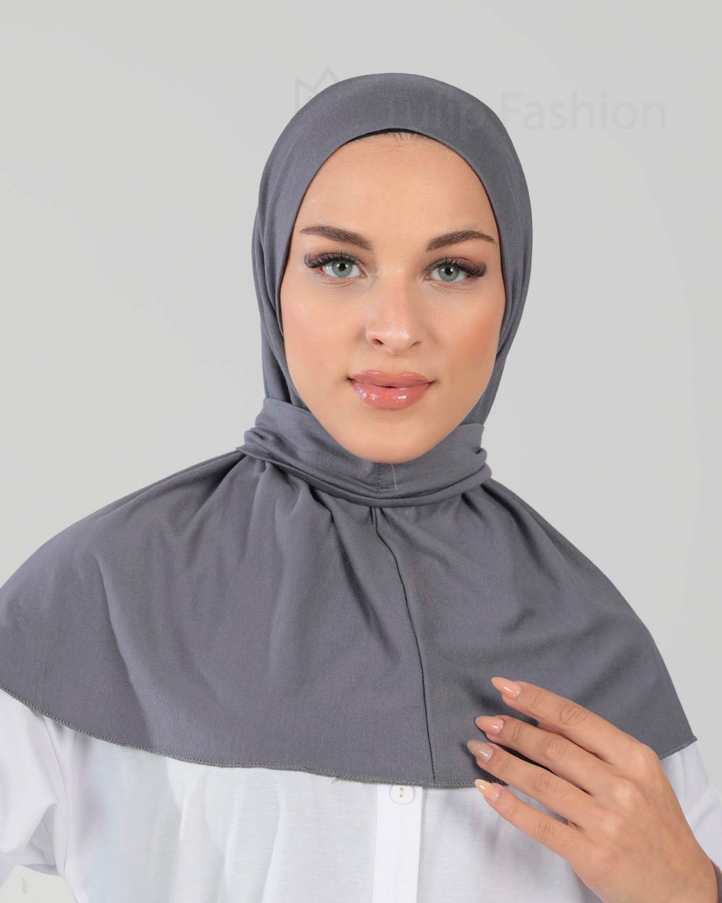 Hijab - Al Amira Instant Jersey - Gray