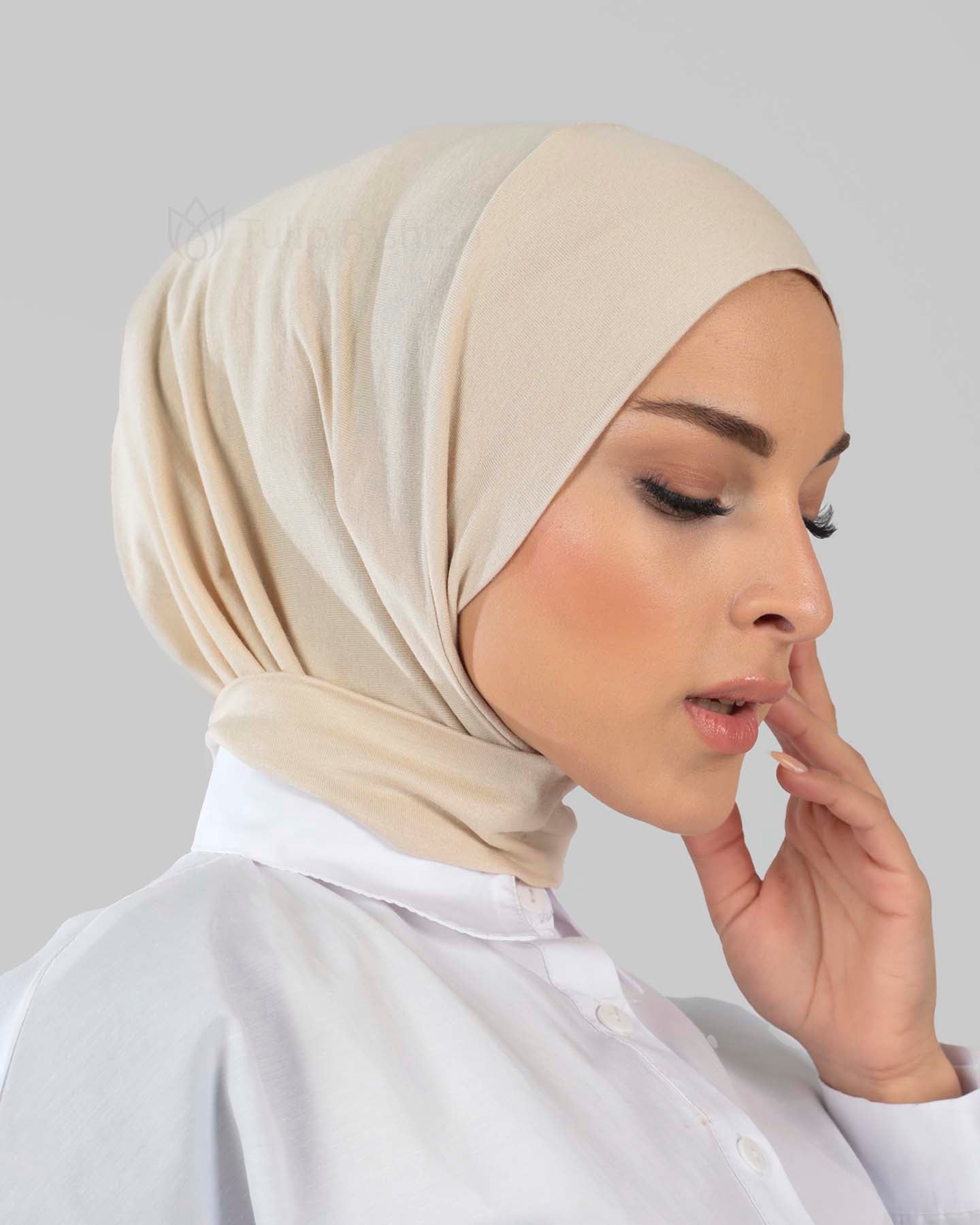 Hijab - Al Amira Instant Jersey - Light Beige
