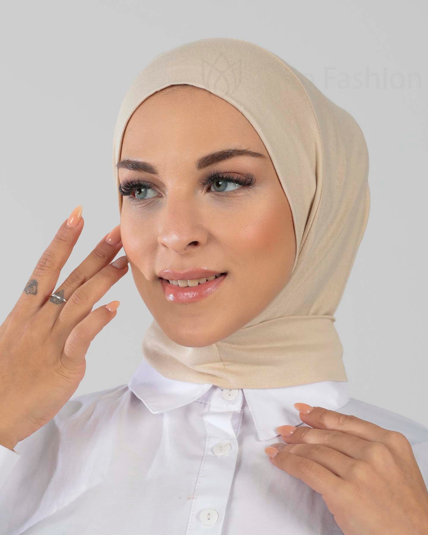 Hijab - Al Amira Instant Jersey - Light Beige