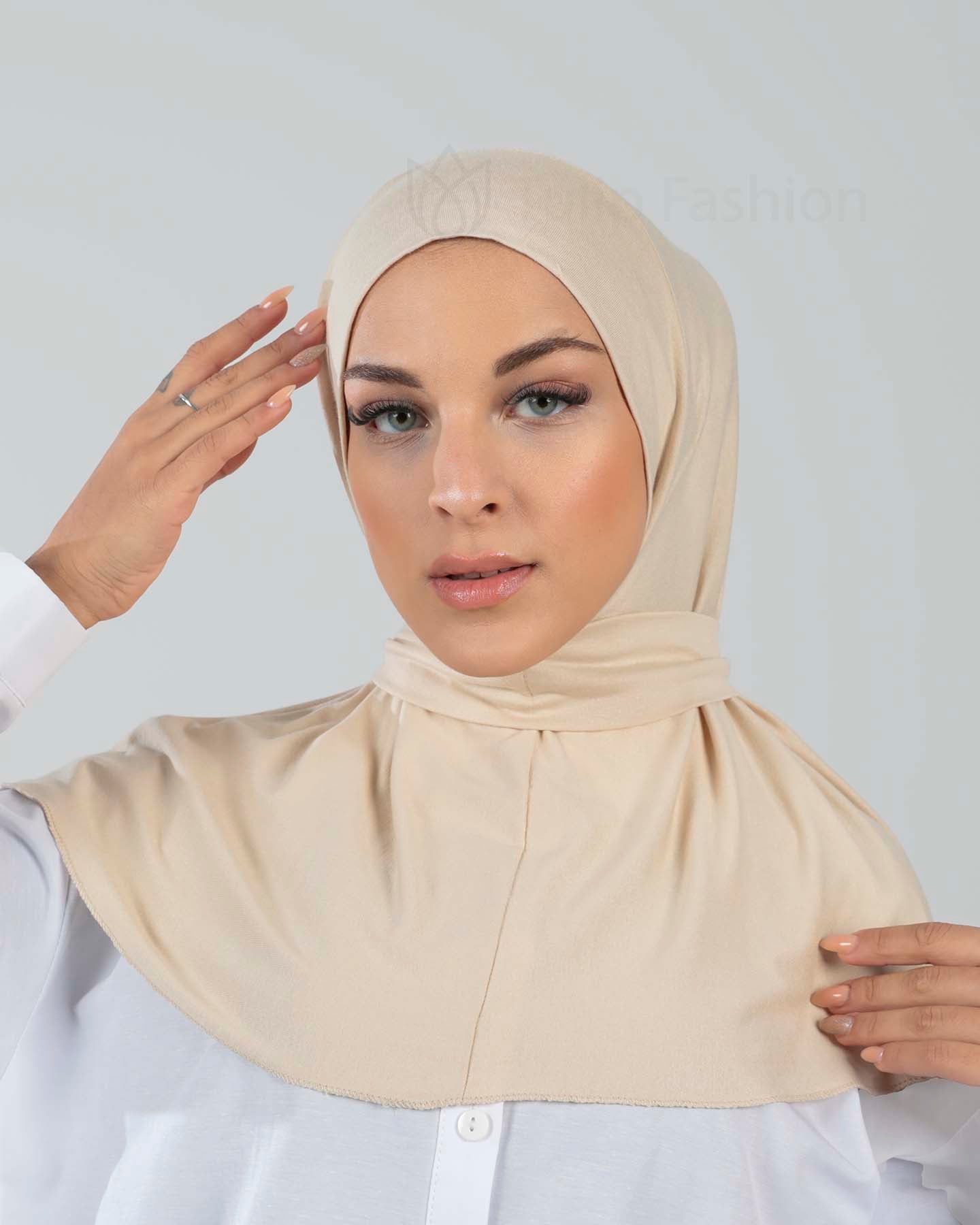 Hijab - Al Amira Instant Jersey - Light Beige