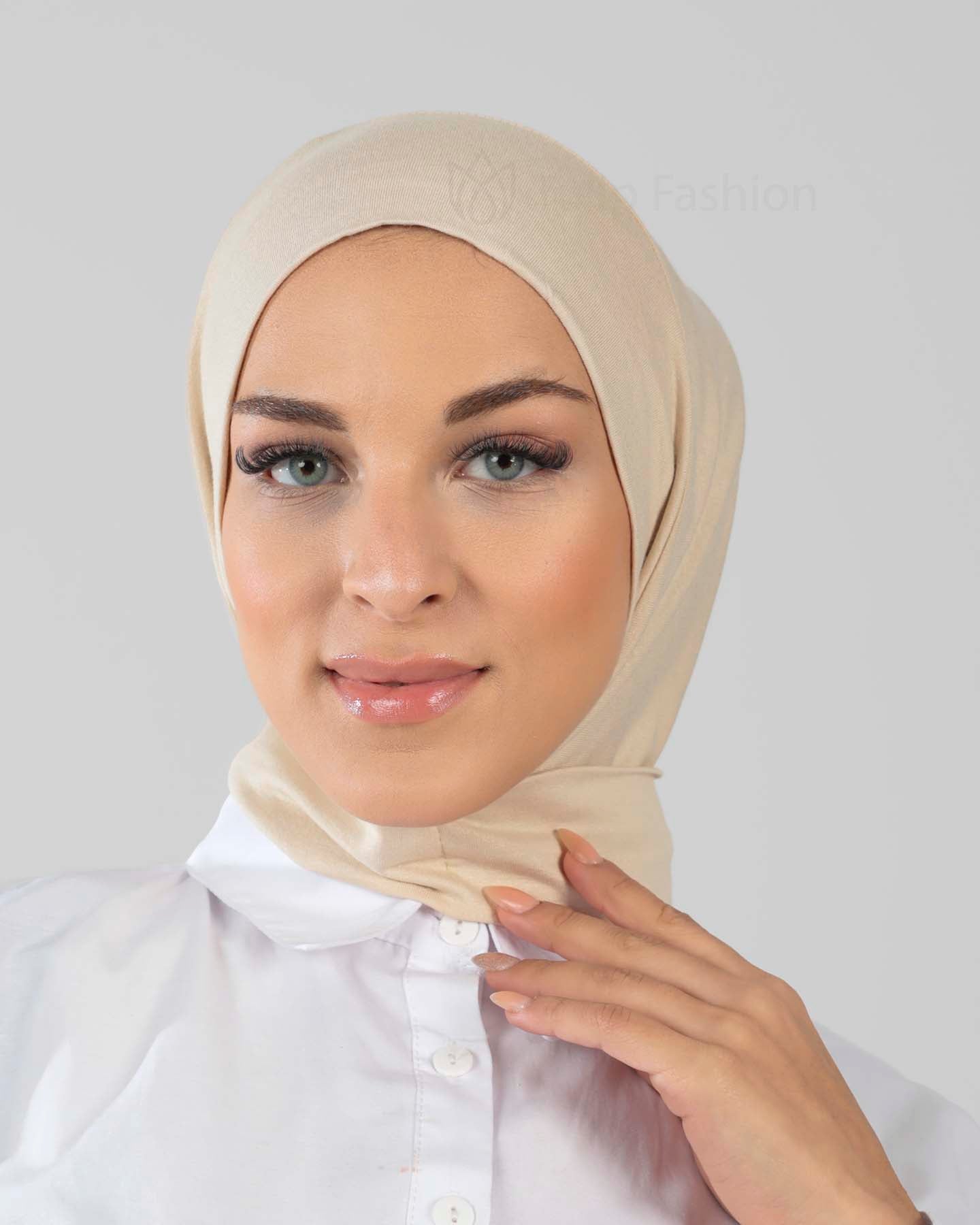 Hijab - Al Amira Instant Jersey - Light Beige