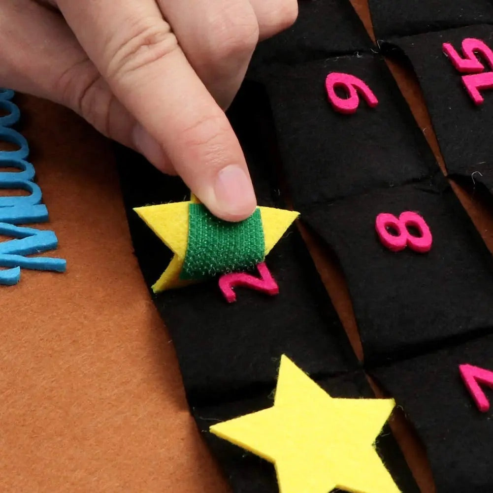 Ramadan Decoration - Ramadan Calendar Stars - Purple stars