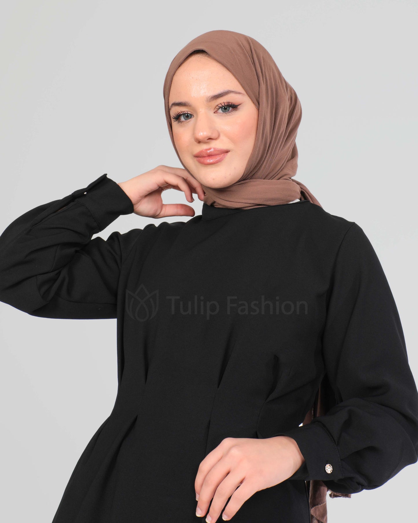 Tunic set with pants - Black