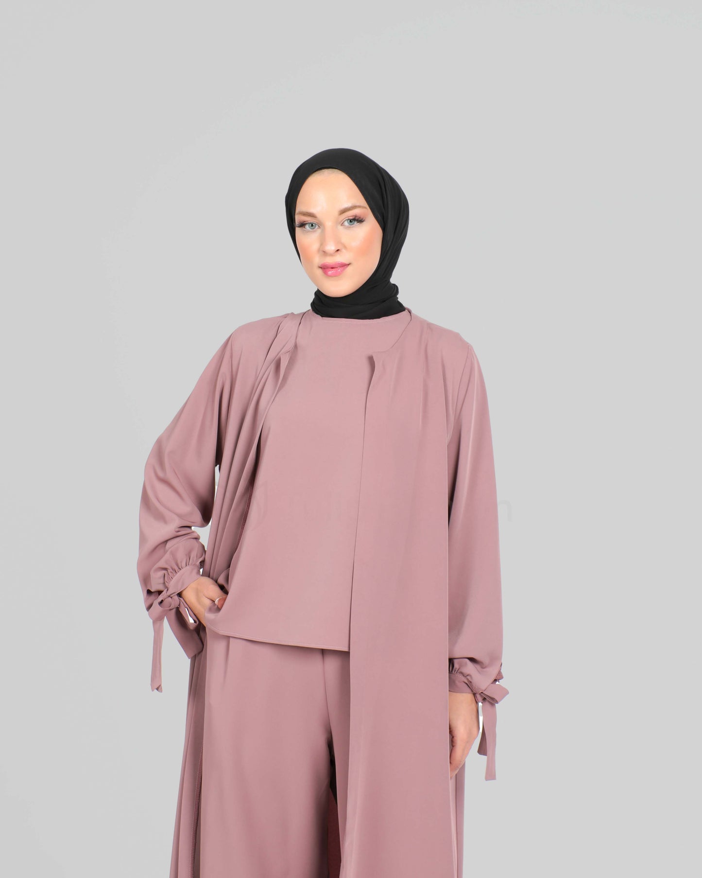 Cardigan set 3-piece - Pink