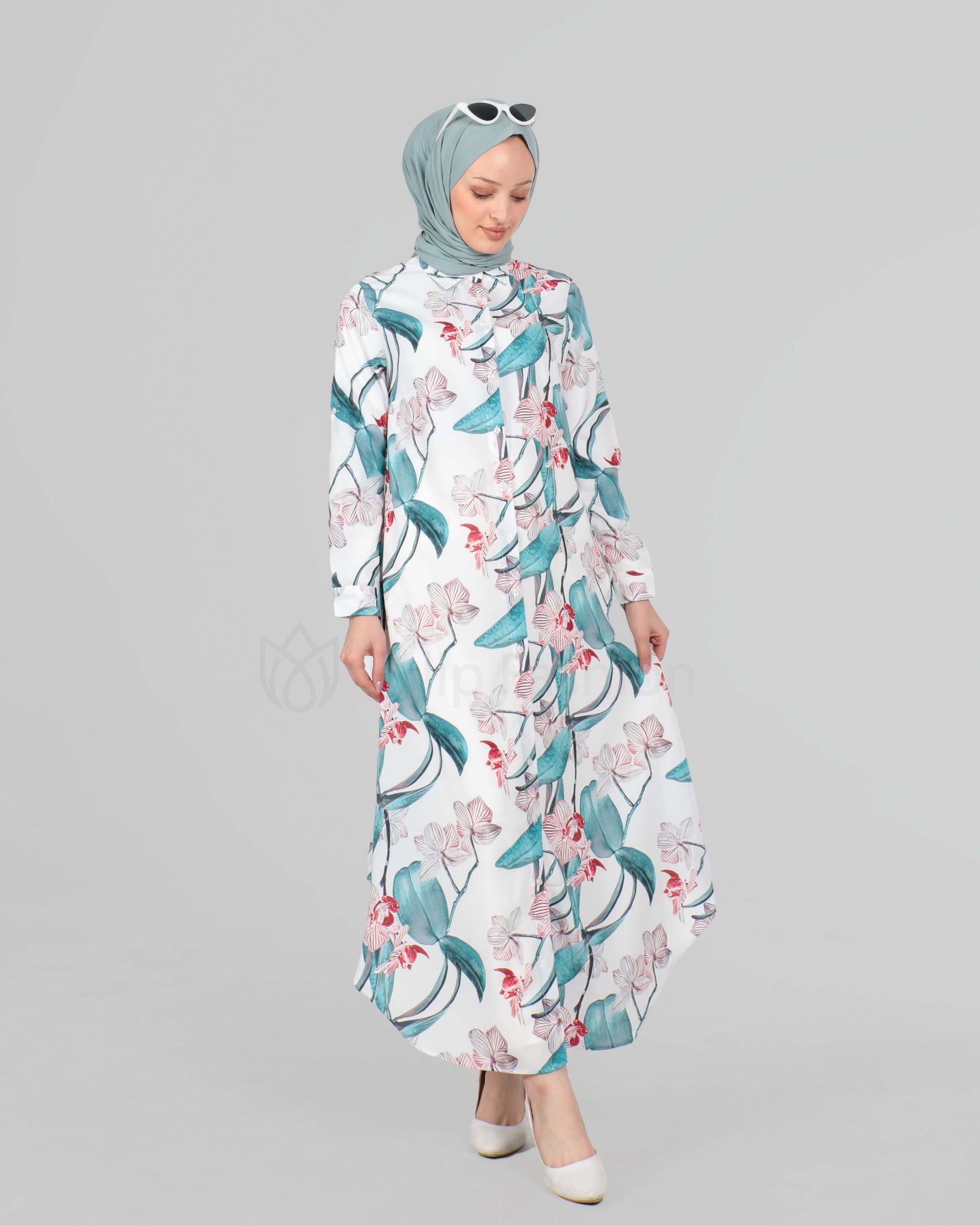 Shirt dress - Turkos
