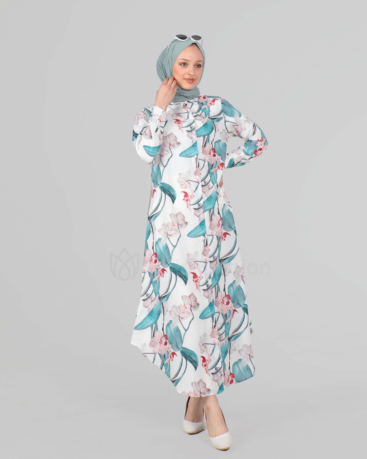 Shirt dress - Turkos