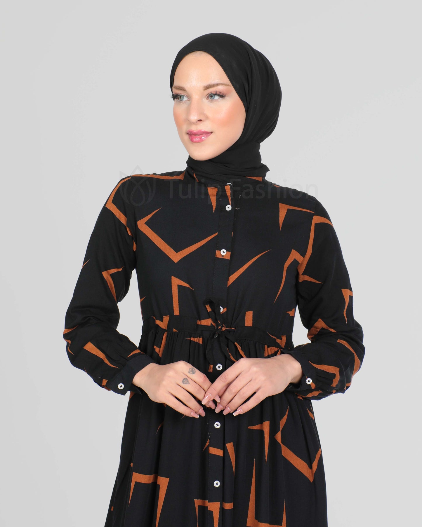 Shirt dress - Black