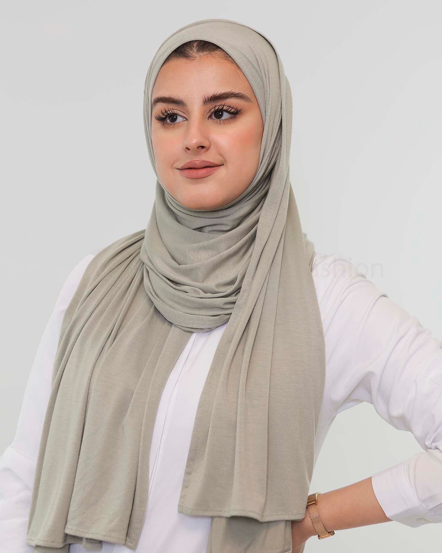 Premium Jersey Hijab - Sage Green