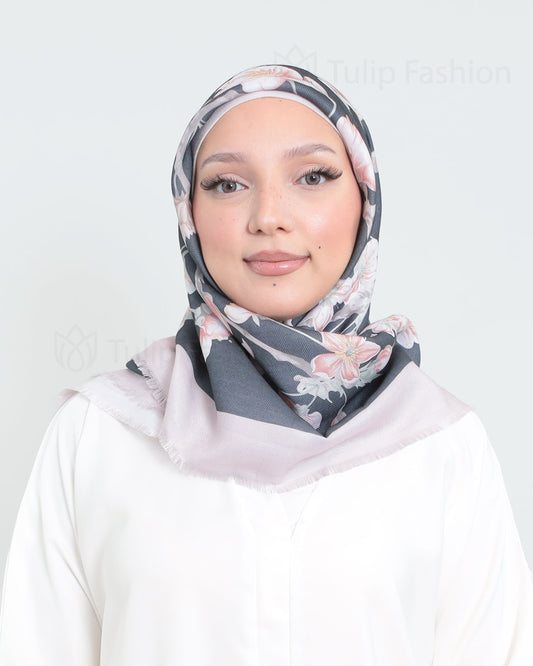 Hijab - Square 100 cm - Grey
