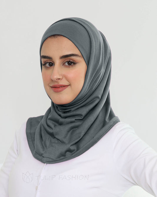 Hijab Al Amira - Medium Gray