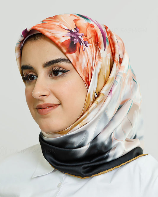 Hijab - Square Zahra - Black