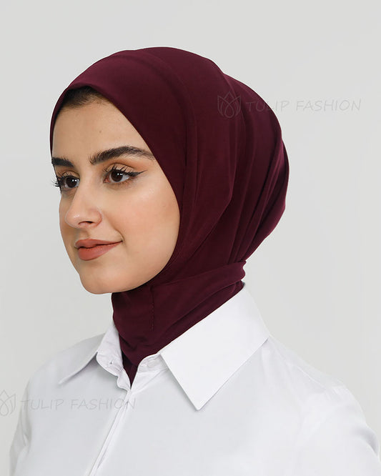 Al Amira Instant Hijab - Maroon