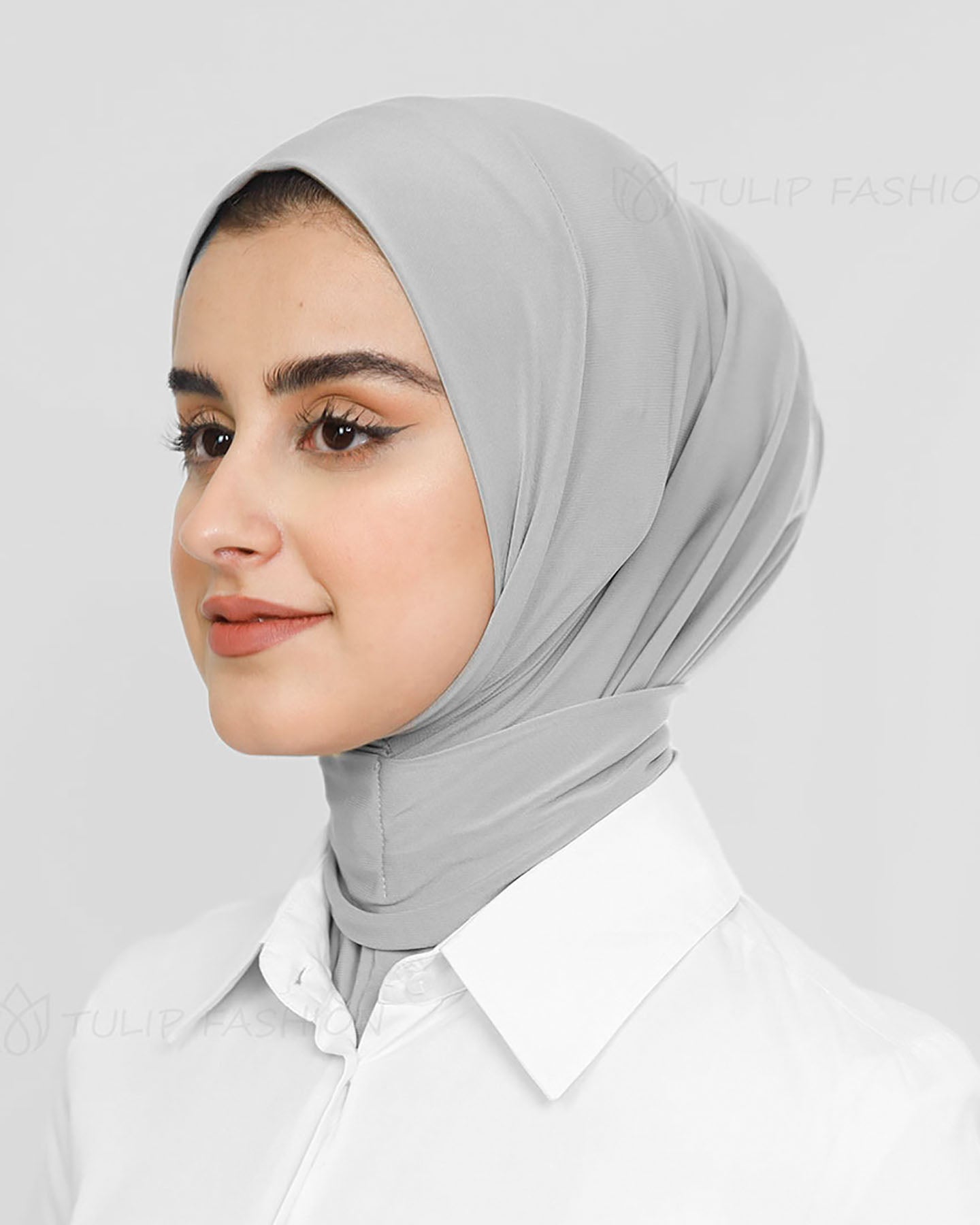 Al Amira Instant Hijab - Light Gray