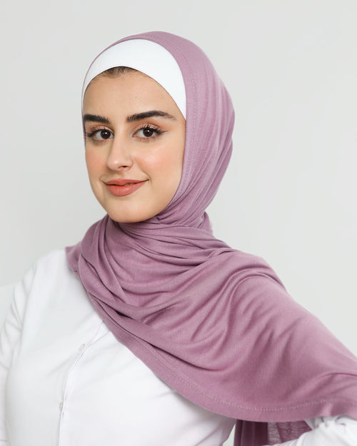 Hijab - Stretch Jersey - Mauve