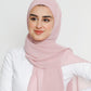 Hijab - Instant Chiffon With Cap - Nude Pink