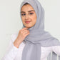 Hijab - Instant Chiffon Lamar - Light Gray