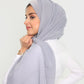 Hijab - Instant Chiffon Lamar - Light Gray