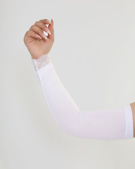 Sleeve - Lace - White