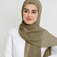 Hijab - Instant Chiffon With Cap - Sepia