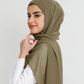 Hijab - Instant Chiffon With Cap - Sepia