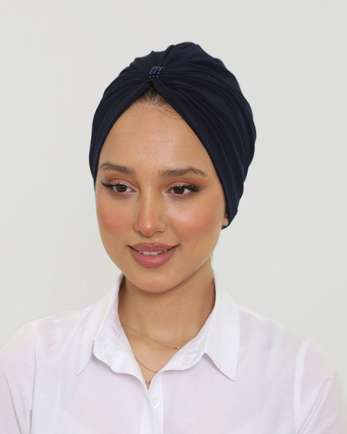 Turban - Acia - Midnight Blue