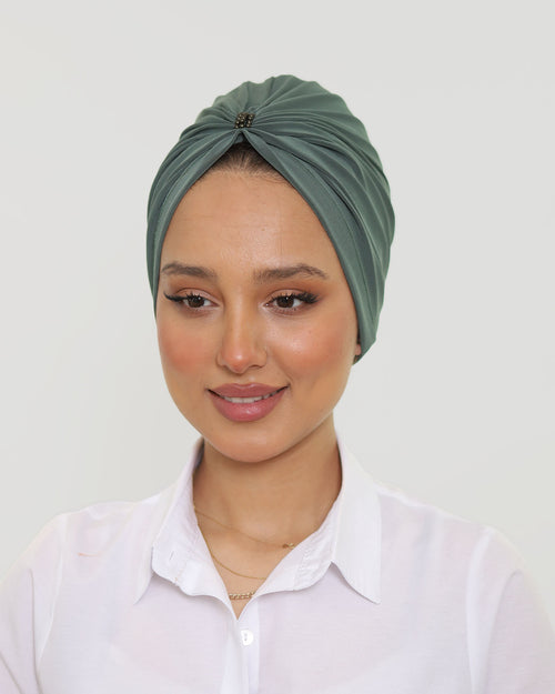 Turban - Acia - Olive Green