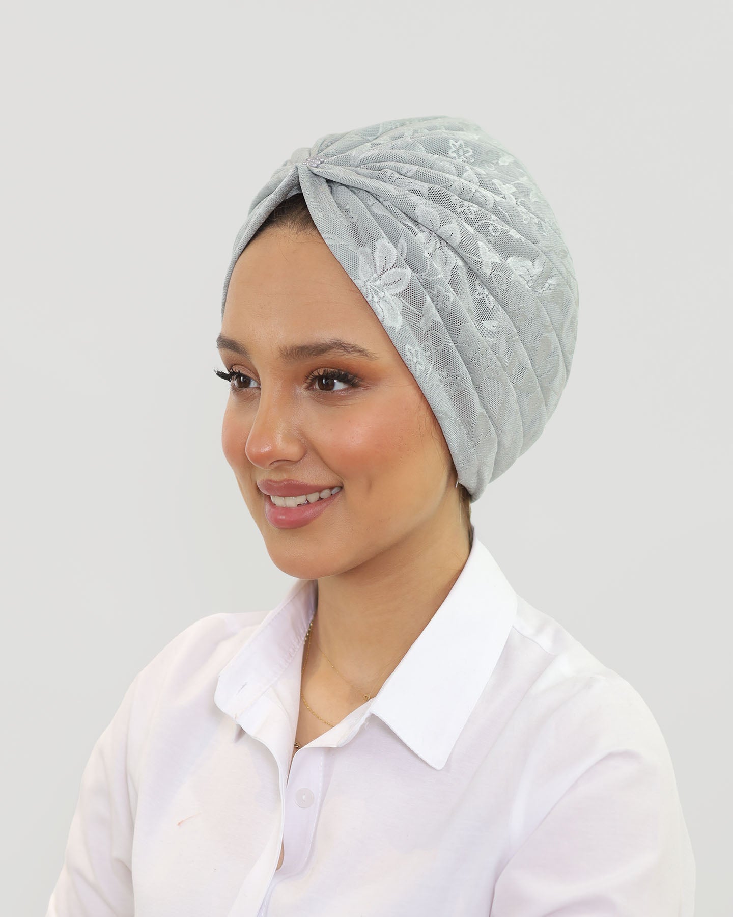 Turban - Lusia - Light Gray