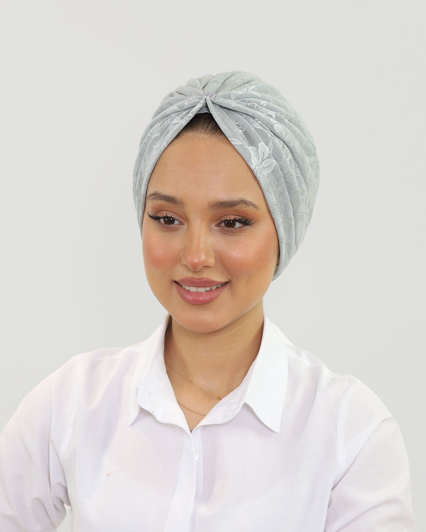 Turban - Lusia - Light Gray