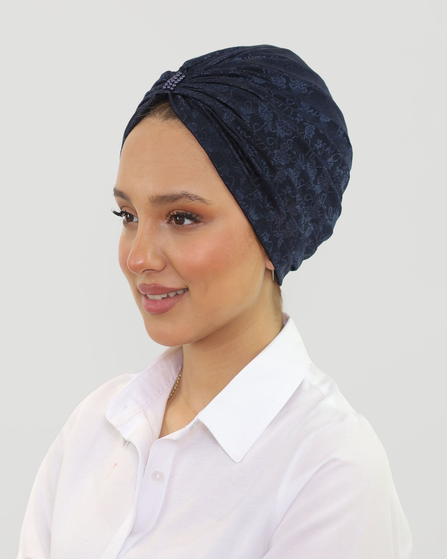 Turban - Lusia - Midnight Blue